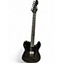 Used ESP LTD TE201 Trans Black Solid Body Electric Guitar Trans Black
