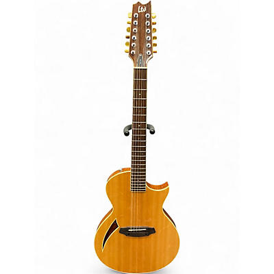 Used ESP LTD TL-12 Natural 12 String Acoustic Electric Guitar