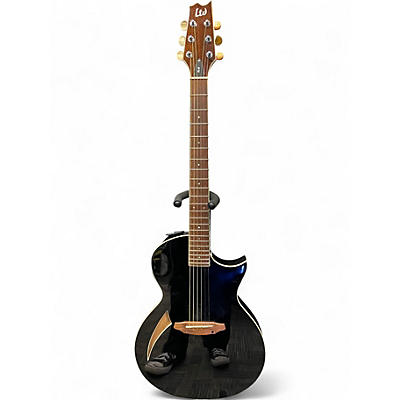 Used ESP LTD TL-6 Black Acoustic Electric Guitar