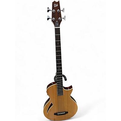 Used ESP LTD TL4 Natural Acoustic Bass Guitar