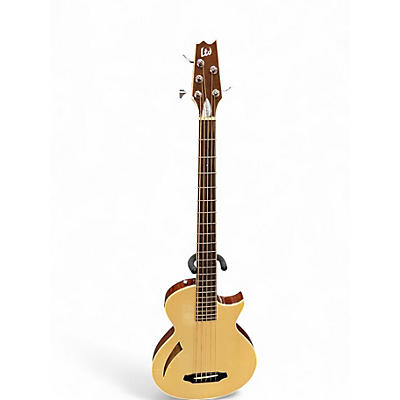 Used ESP LTD TL5 Natural Acoustic Bass Guitar