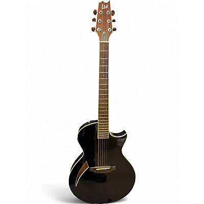 Used ESP LTD TL6 Black Acoustic Electric Guitar
