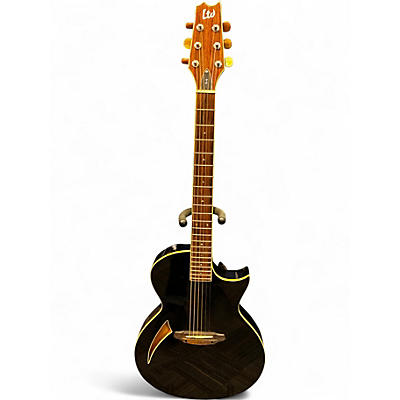 Used ESP LTD TL6 Black Acoustic Electric Guitar