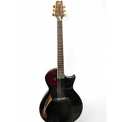 Used ESP LTD TL6 Black Acoustic Electric Guitar