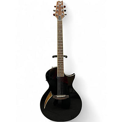 Used ESP LTD TL6 Black Acoustic Electric Guitar
