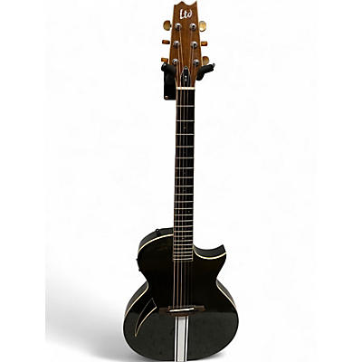 Used ESP LTD TL6 Black Acoustic Electric Guitar