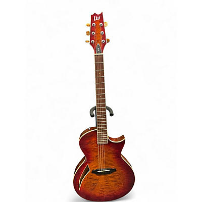 Used ESP LTD TL6 FIREFLY TIGER Acoustic Electric Guitar