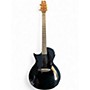 Used ESP LTD TL6 LH Black Acoustic Electric Guitar Black