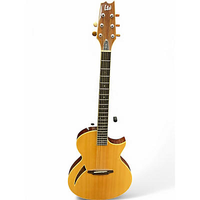 Used ESP LTD TL6 Natural Acoustic Electric Guitar