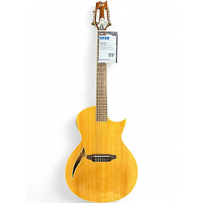 Used ESP LTD TL6 Natural Acoustic Electric Guitar