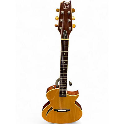 Used ESP LTD TL6 Natural Acoustic Electric Guitar
