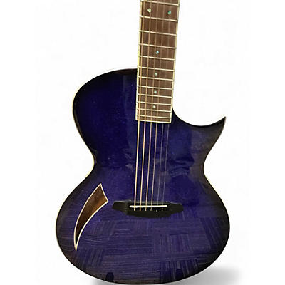 Used ESP LTD TL6 PURPLE SPARKLE BURST Acoustic Electric Guitar
