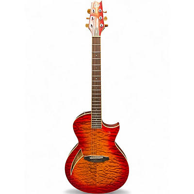 Used ESP LTD TL6 Tiger Eye Acoustic Electric Guitar