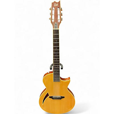 Used ESP LTD TL6n Natural Classical Acoustic Electric Guitar