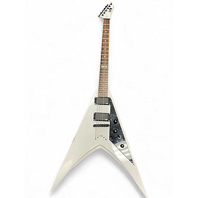 Used ESP LTD V300 White Solid Body Electric Guitar