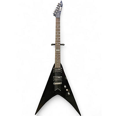 Used ESP LTD V50 Black Solid Body Electric Guitar