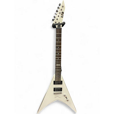 Used ESP LTD V50 White Solid Body Electric Guitar