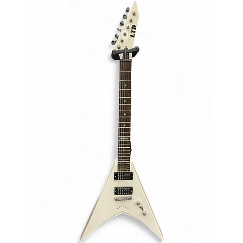 Used ESP LTD V50 White Solid Body Electric Guitar White