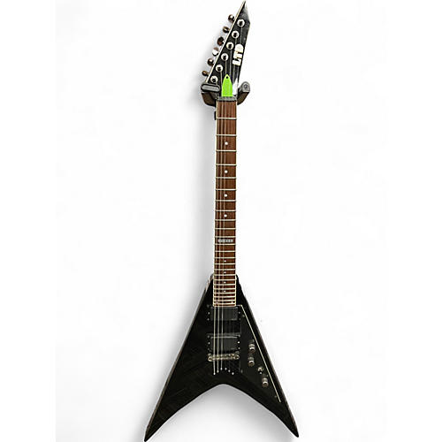 Used ESP LTD V500 Black Solid Body Electric Guitar Black