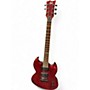 Used ESP LTD VIPER 200FM Red Solid Body Electric Guitar Red