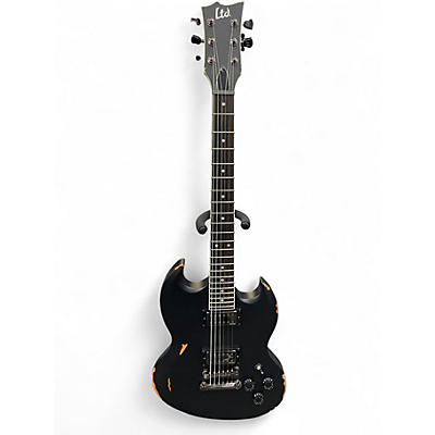 Used ESP LTD VOLSUNG LARS SIGNATURE Black Solid Body Electric Guitar