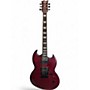 Used ESP LTD Viper 1000 Deluxe Maroon Solid Body Electric Guitar Maroon
