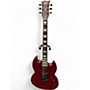 Used ESP LTD Viper 1000 Deluxe Satin Red Solid Body Electric Guitar Satin Red