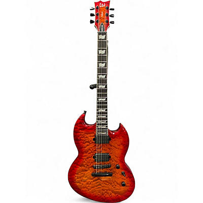 ギター ESP Viper ESP Viper Custom Shop Series See Thru Black Cherry Electric