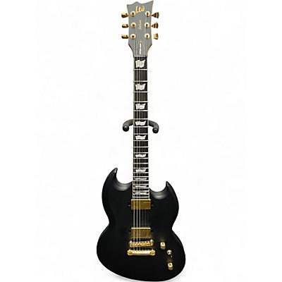 Used ESP LTD Viper 1000 Deluxe Vintage Black Solid Body Electric Guitar