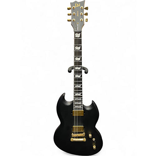 Used ESP LTD Viper 1000 Deluxe Vintage Black Solid Body Electric Guitar Vintage Black