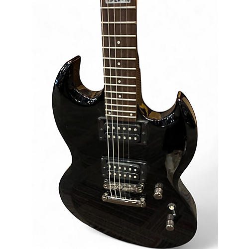 Used ESP LTD Viper 100FM Black Solid Body Electric Guitar Black