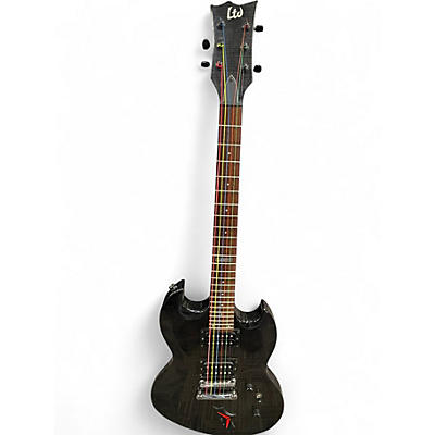 Used ESP LTD Viper 100FM Black Solid Body Electric Guitar