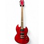 Used ESP LTD Viper 100FM Trans Red Solid Body Electric Guitar Trans Red
