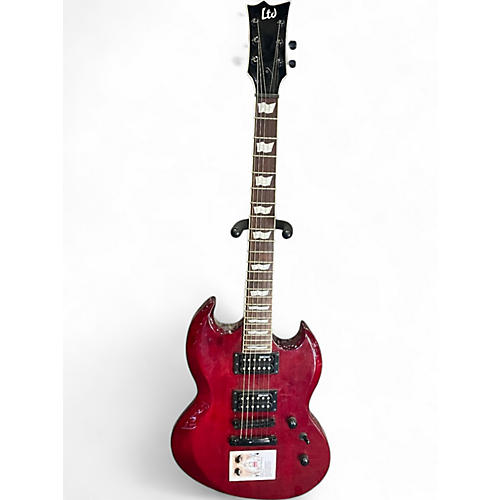 Used ESP LTD Viper 200 Candy Apple Red Solid Body Electric Guitar Candy Apple Red