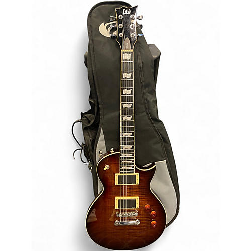 Used ESP LTD Viper 256 Brown Sunburst Solid Body Electric Guitar Brown Sunburst