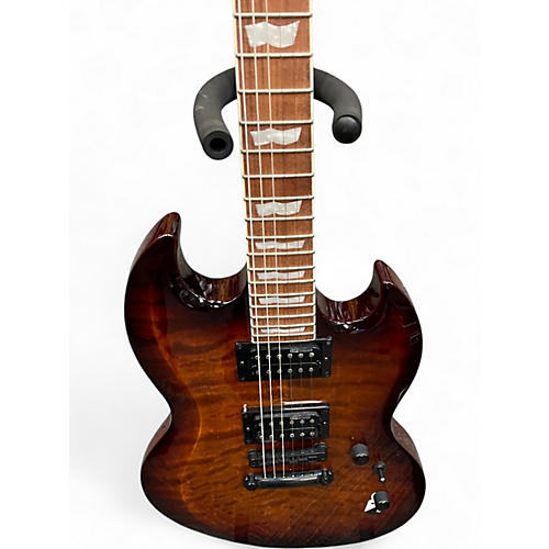 Used ESP LTD Viper 256 Tiger Eye Solid Body Electric Guitar Tiger Eye