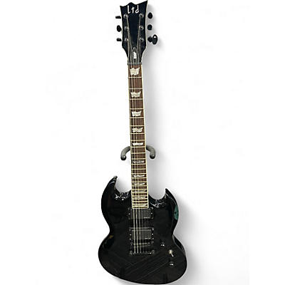 Used ESP LTD Viper 301 Black Solid Body Electric Guitar