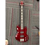 Used ESP LTD Viper 404 Trans Red Electric Bass Guitar Trans Red