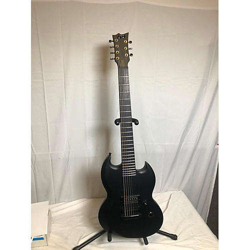 ESP Used ESP LTD Viper-7 Baritone Satin Black Baritone Guitars Satin Black