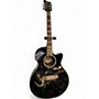 Used ESP LTD XAC10E Black Acoustic Electric Guitar Black