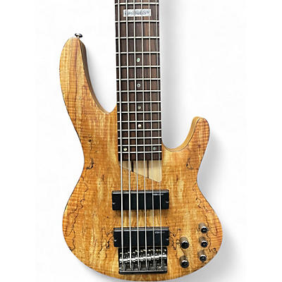 Used ESP LTDB206SM Natural Electric Bass Guitar