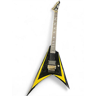 Used ESP Ltd Alexi Laiho Arrowhead 20th anniversary Black and Yellow Solid Body Electric Guitar
