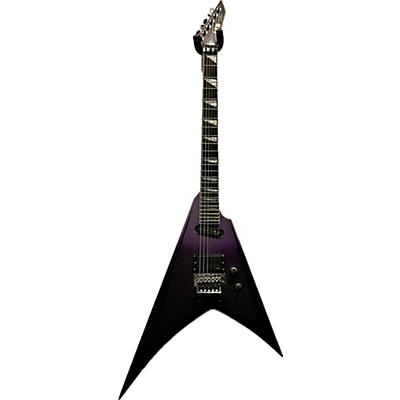 ESP Used ESP Ltd Alexi Laiho Ripped Purple Solid Body Electric Guitar