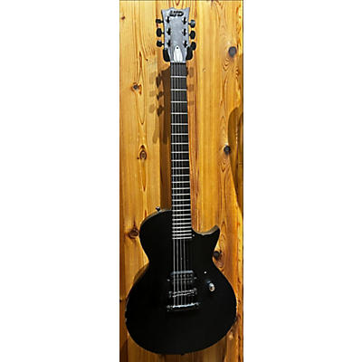 ESP Used ESP Ltd Black Metal Ec Satin Black Solid Body Electric Guitar