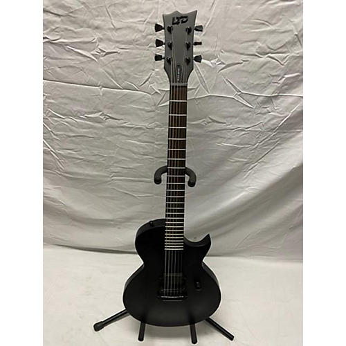 ESP Used ESP Ltd Ec Black Metal Black Solid Body Electric Guitar Black