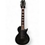 Used ESP Ltd Ec258 Black Solid Body Electric Guitar Black