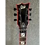 Used ESP Used ESP Ltd Gh600 Solid Body Electric Guitar Black with Red Binding