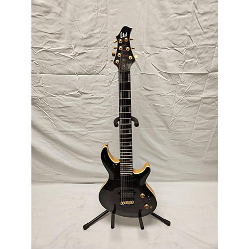 ESP Used ESP Ltd Jr Black Solid Body Electric Guitar Black