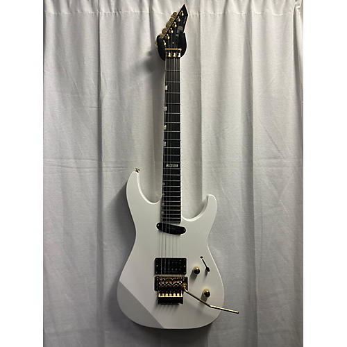 ESP Used ESP Ltd Mirage Deluxe White Solid Body Electric Guitar White