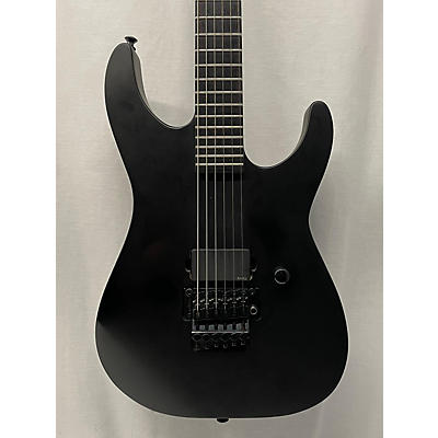 ESP Used ESP M - Black Metal Matte Black Solid Body Electric Guitar